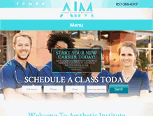 Tablet Screenshot of aimhighedu.org